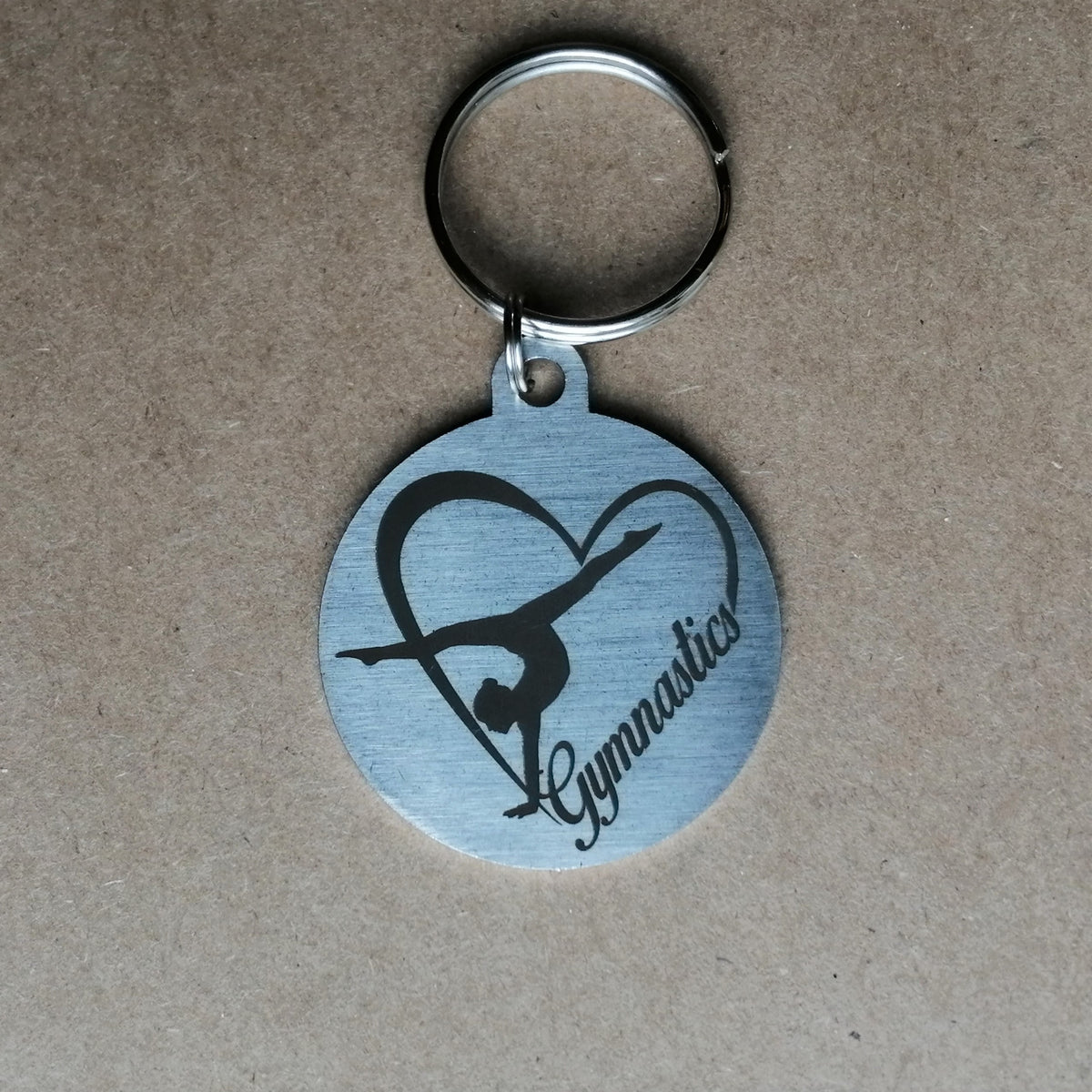 Gymnastics Round Keyring SA Medal Hangers