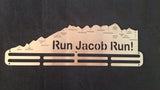 Comrades Marathon Medal Display Hanger, with engraved points.  Personaised with a name