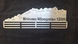 Comrades Marathon Medal Display Hanger, with engraved points.  Personalised with a quote