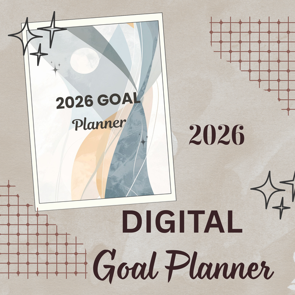 2026 Printable Goal Planner – Digital Download