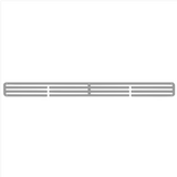 Stainless Steel Medal Hangers 65cm Bars only. Medal Display Hanger