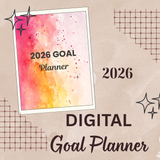 2026 Printable Goal Planner – Digital Download
