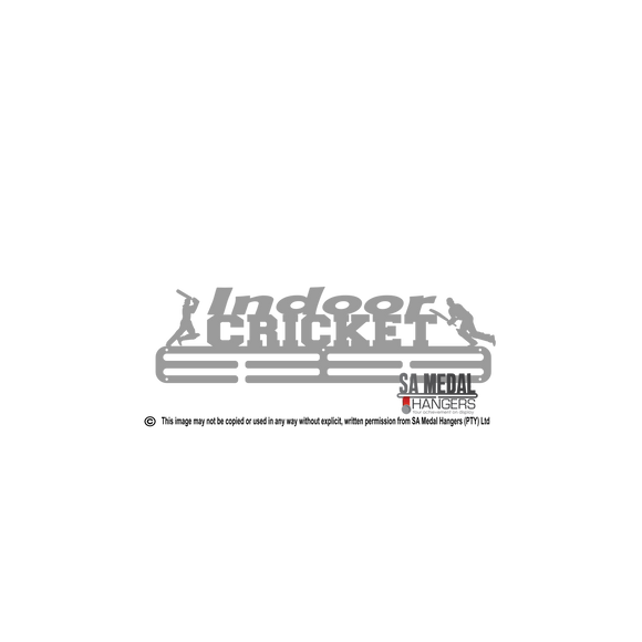 Indoor Cricket - Medal Hanger