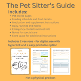 The Ultimate Pet Sitter's Guide