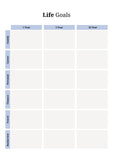 2026 Printable Goal Planner – Digital Download
