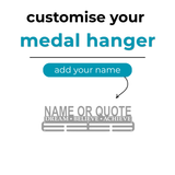 Personalised Medal Hanger | Add your name | Dream Believe Achieve