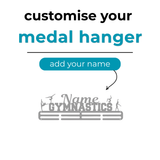 Personalised Medal Hanger | Add your name | Gymnastics