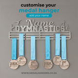 Personalised Medal Hanger | Add your name | Gymnastics