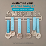 Personalised Medal Hanger | Add your Name and Sports