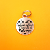 I'm Lost Pet ID Tag - Round