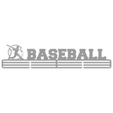 SA Medal Hangers Baseball Medal Dispaly with a player and wording Stainless Steel