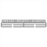 Name - Dream Believe Achieve Personalised Medal Hanger