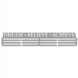Name - Dream Believe Achieve Personalised Medal Hanger