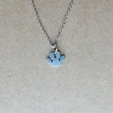 Paw Print Pendant on chain | Stainless Steel Jewellery