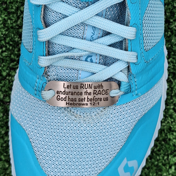 Let us run with Endurance - Shoe Tag