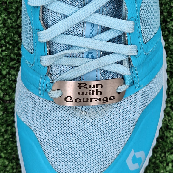 Run with Courage - Shoe Tag