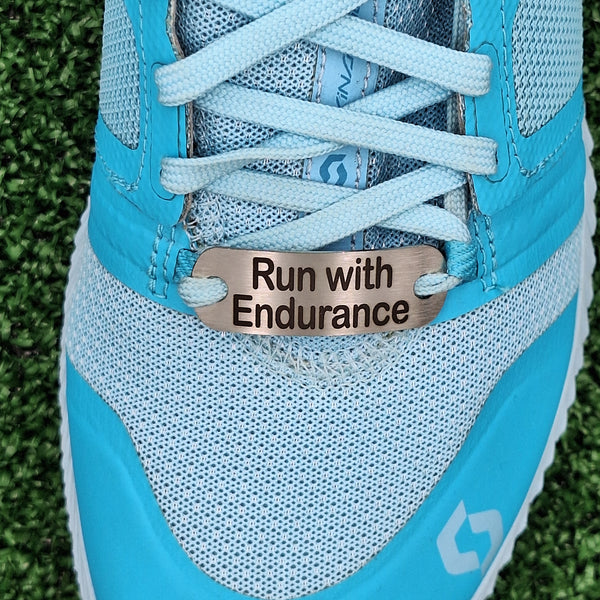 Run with Endurance Shoe Tag – SA Medal Hangers