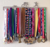 Personalised Medal Hanger - Single Row of Writing