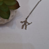 Hockey Goalie Necklace | Stainless Steel Pendant and Chain