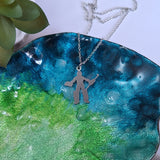 Hockey Goalie Necklace | Stainless Steel Pendant and Chain