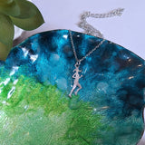 Running Girl Necklace & Stud Earrings Gift Set | Runner Gift