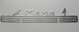 Personalised Medal Display Hanger, stainless steel, Name Maya, Surfer Girl