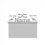 Name and Images - Personalised Rosette Hanger