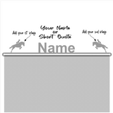 Name and Images - Personalised Rosette Hanger