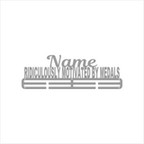 Ridiculously Motivated by Medal Stainless Steel Personalised Medal Hanger by SA Medal Hangers