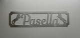 Personalised Stable Door | Horse Name Signs | Stainless Steel