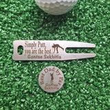 Personalised Divot Tool and Ball Marker - Golf Gifts
