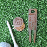 Personalised Divot Tool and Ball Marker - Golf Gifts