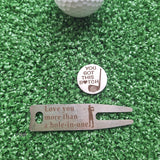 Personalised Divot Tool and Ball Marker - Golf Gifts
