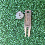 Personalised Divot Tool and Ball Marker - Golf Gifts