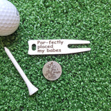 Personalised Divot Tool and Ball Marker - Golf Gifts