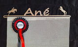 Personalised Rosette Hanger - Single Row of Writing