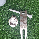 Personalised Divot Tool and Ball Marker - Golf Gifts
