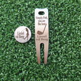 Personalised Divot Tool and Ball Marker - Golf Gifts