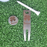 Personalised Divot Tool and Ball Marker - Golf Gifts