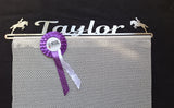 Personalised Rosette Hanger - Single Row of Writing