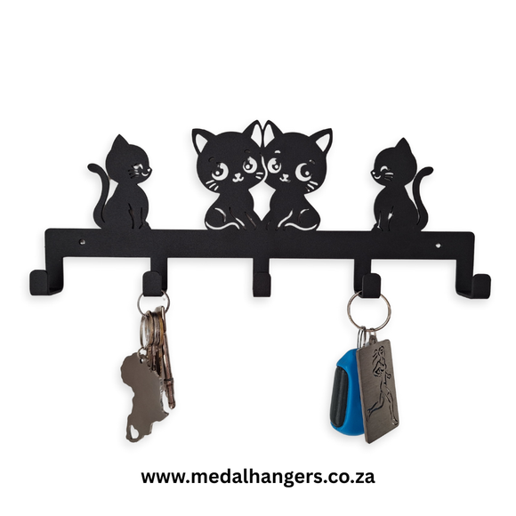 Cute Cats - 5 Hook Key Hanger