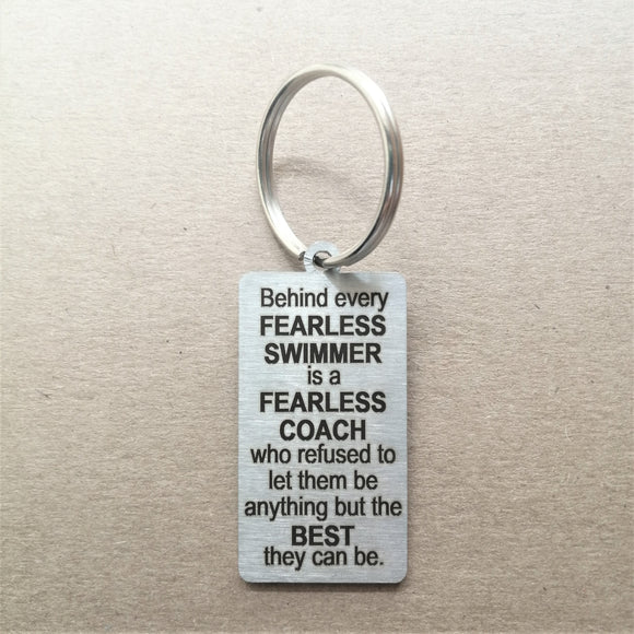 Fearless Swimmer / Fearless Coach - Keyring